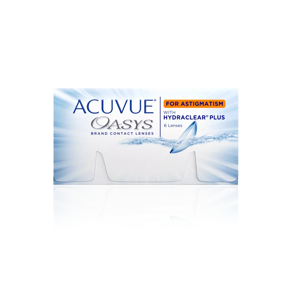 ACUVUE OASYS for ASTIGMATISM contact lens box