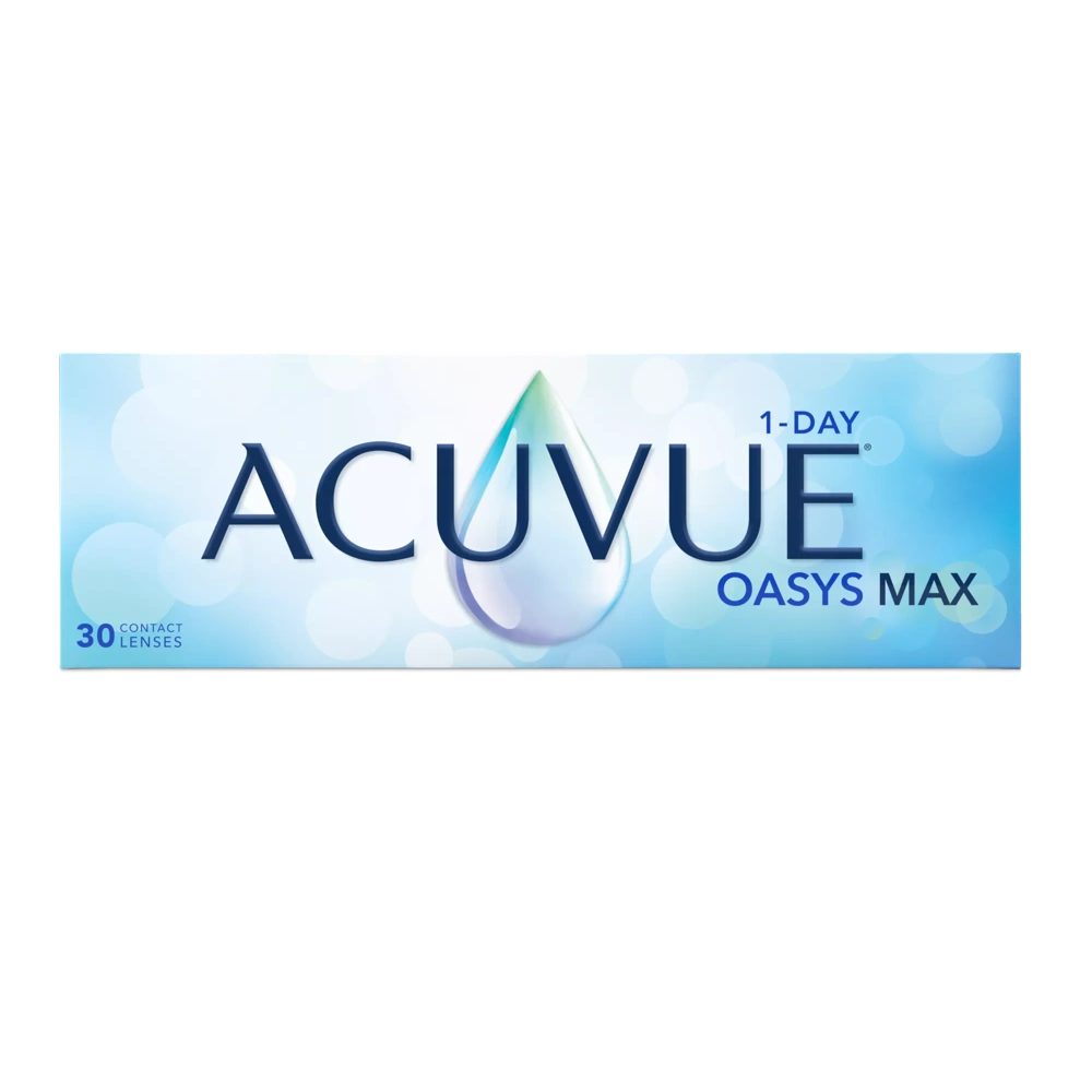 ACUVUE OASYS MAX 1-Day contact lens box