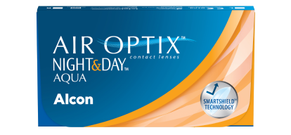 AIR OPTIX Night & Day Aqua contact lens box