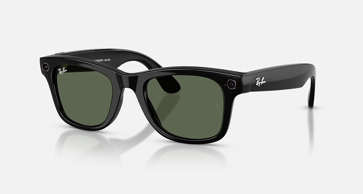 Ray-Ban Meta Wayfarer Gen 2 smart glasses, camera lens visible on the frame